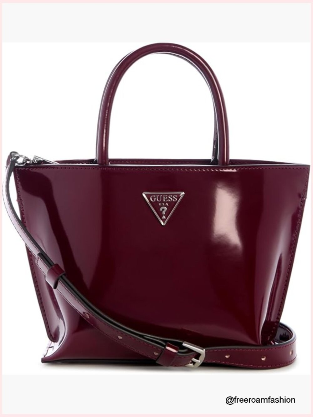Mini Tote With Detachable Crossbody Strap, Smooth Pu, Top Handle Bag